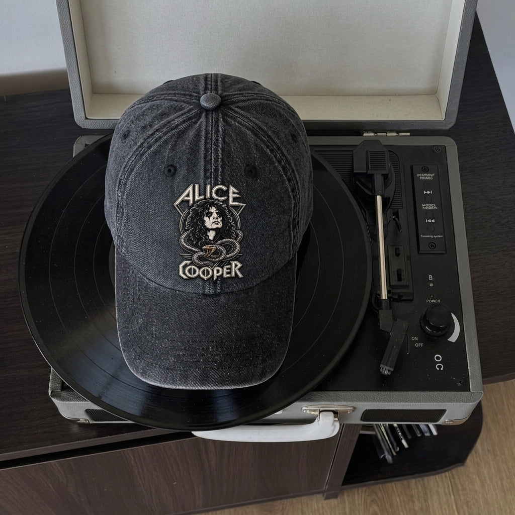 ACO Snake Portrait Denim Cap