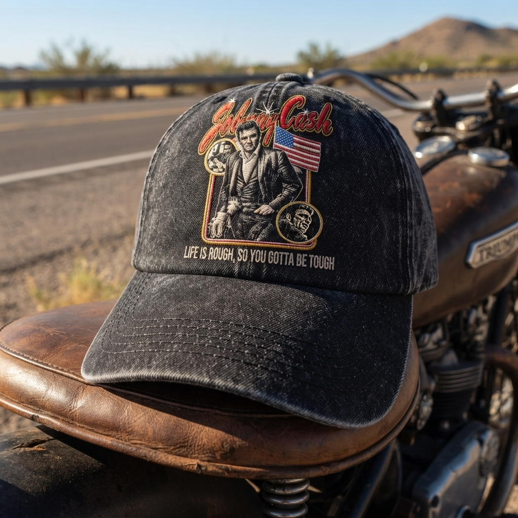 JCA Rough Life Denim Cap