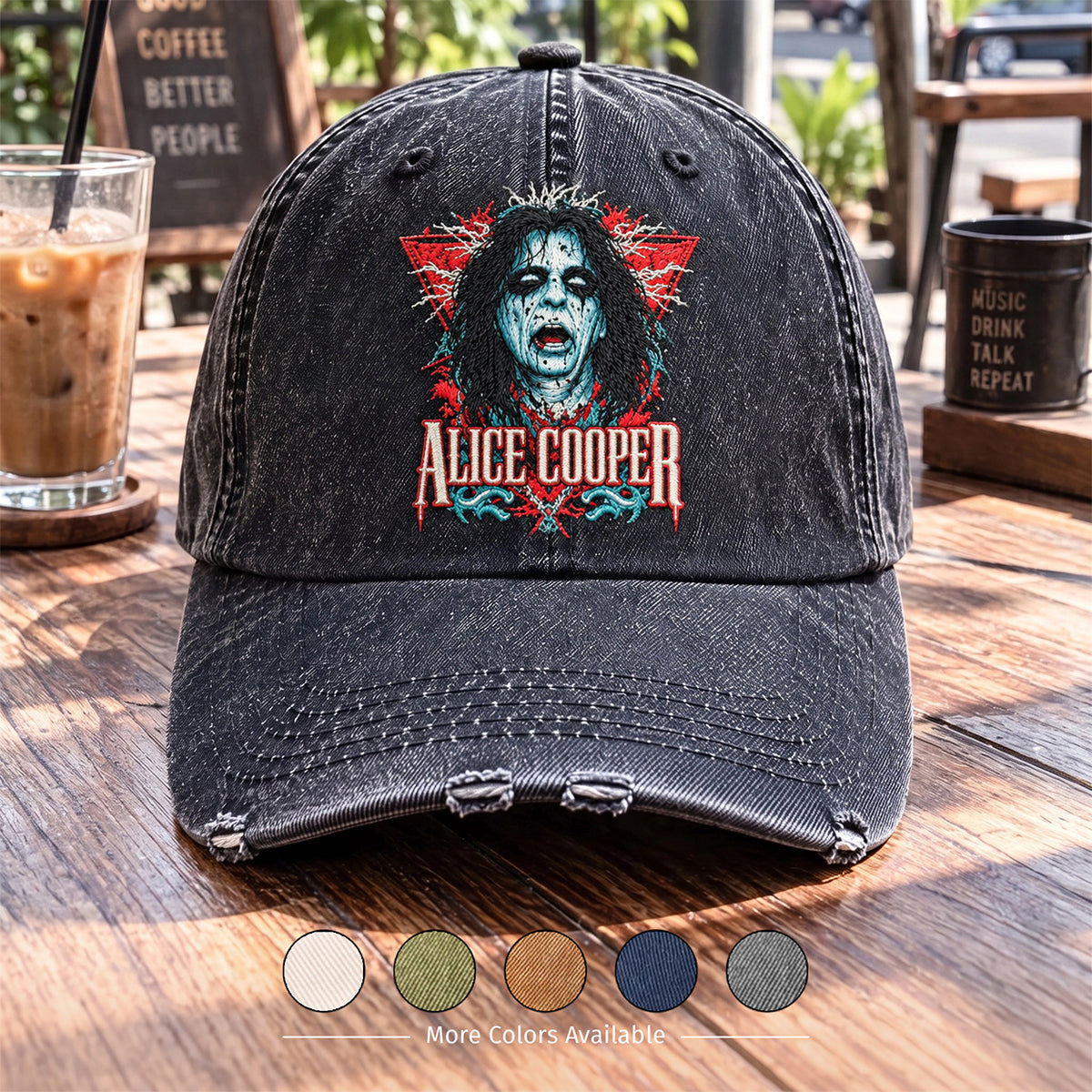ACO Midnight Horror Portrait Denim Cap