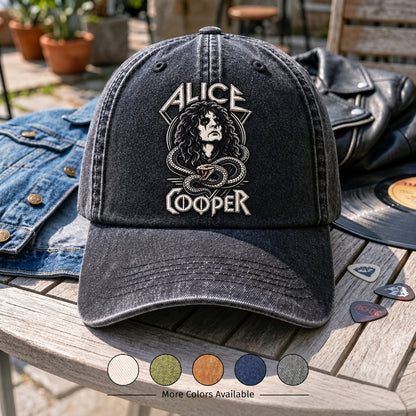 ACO Snake Portrait Denim Cap