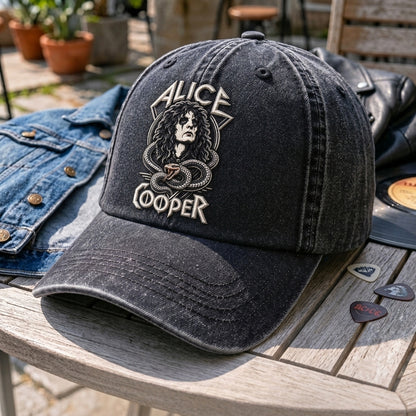 ACO Snake Portrait Denim Cap