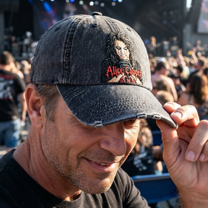 ACO Gothic Portrait Denim Cap
