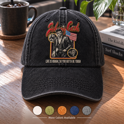 JCA Rough Life Denim Cap