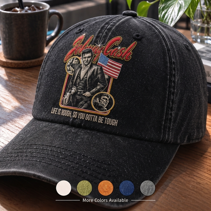 JCA Rough Life Denim Cap
