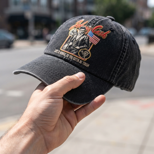 JCA Rough Life Denim Cap
