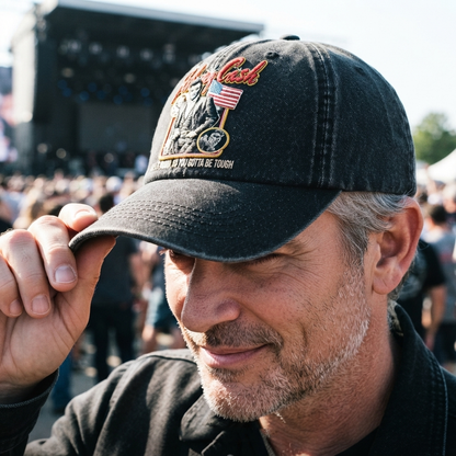 JCA Rough Life Denim Cap
