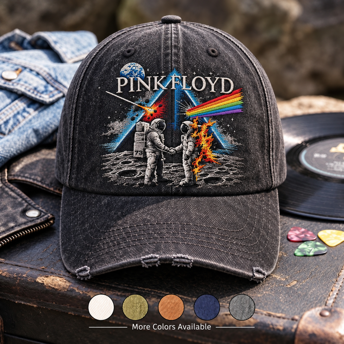 PFL Lunar Astronaut Denim Cap