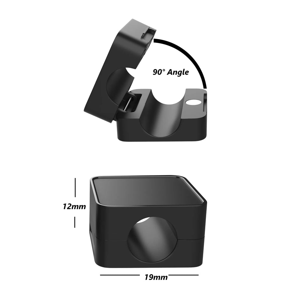 Magnetic Self-Adhesive Cable Clips, Reusable Cord Organizer Clips, No Drilling Cable Management Holders for Desk, Car, Home Office, USB Charging Cable Organizers for Power Cords, Headphones